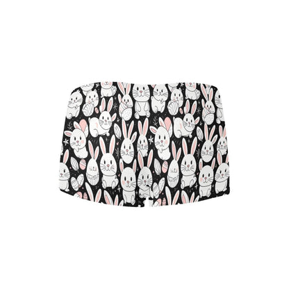 Cute Bunny Women's Underwear Briefs Women's Boyshort Panties (Model L31) - DeRose Seasonal