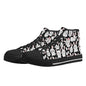 Cute Bunny Women's High Top Canvas Shoes - DeRose Seasonal