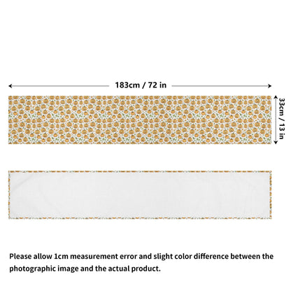 Cute Jack-O-Lantern Polyester Table Runner - DeRose Seasonal