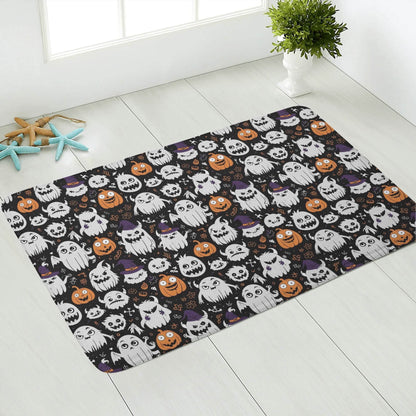 Cute Monster Witch Plush Indoor Doormat - DeRose Seasonal