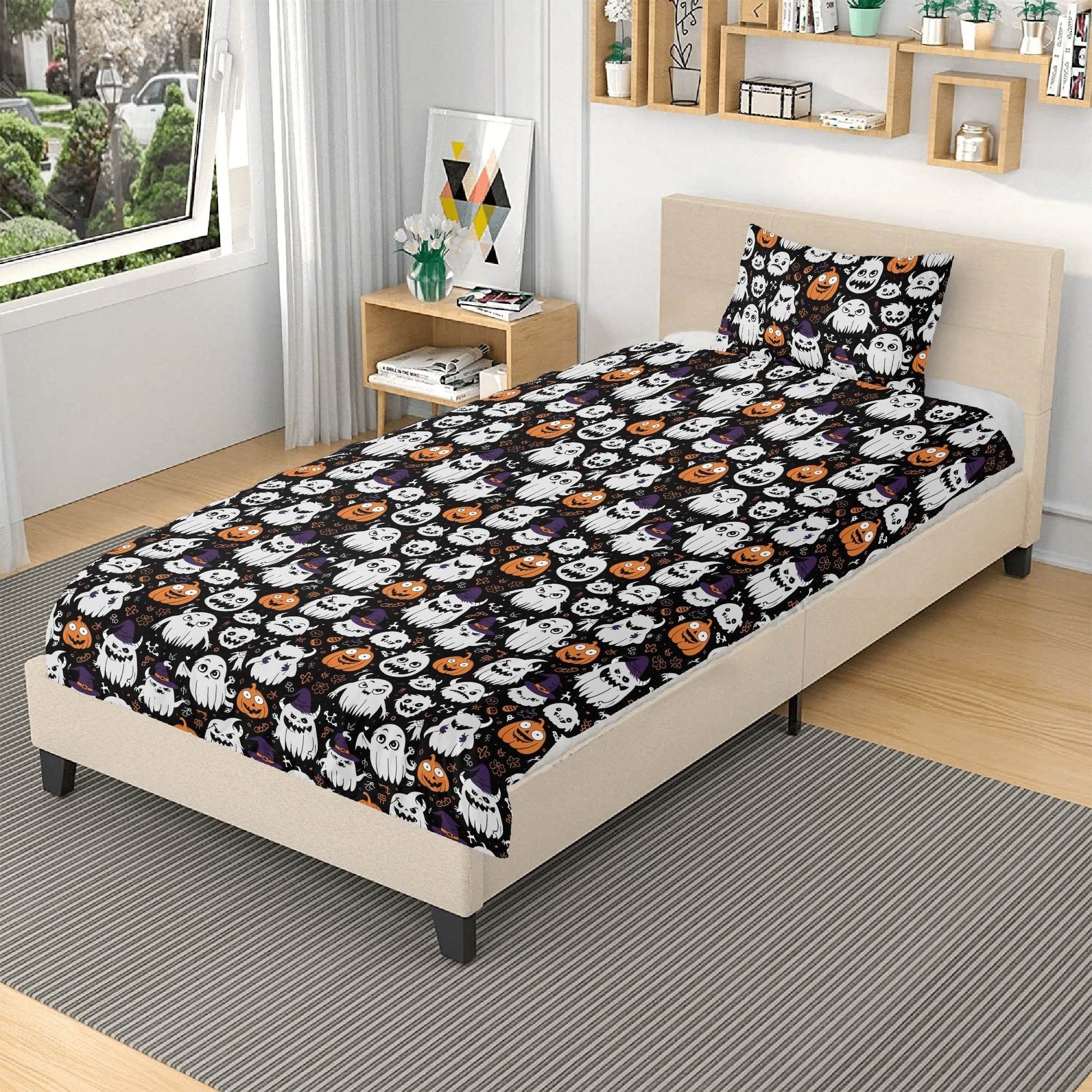 Cute Monster Witches 3 Pcs Beddings - DeRose Seasonal