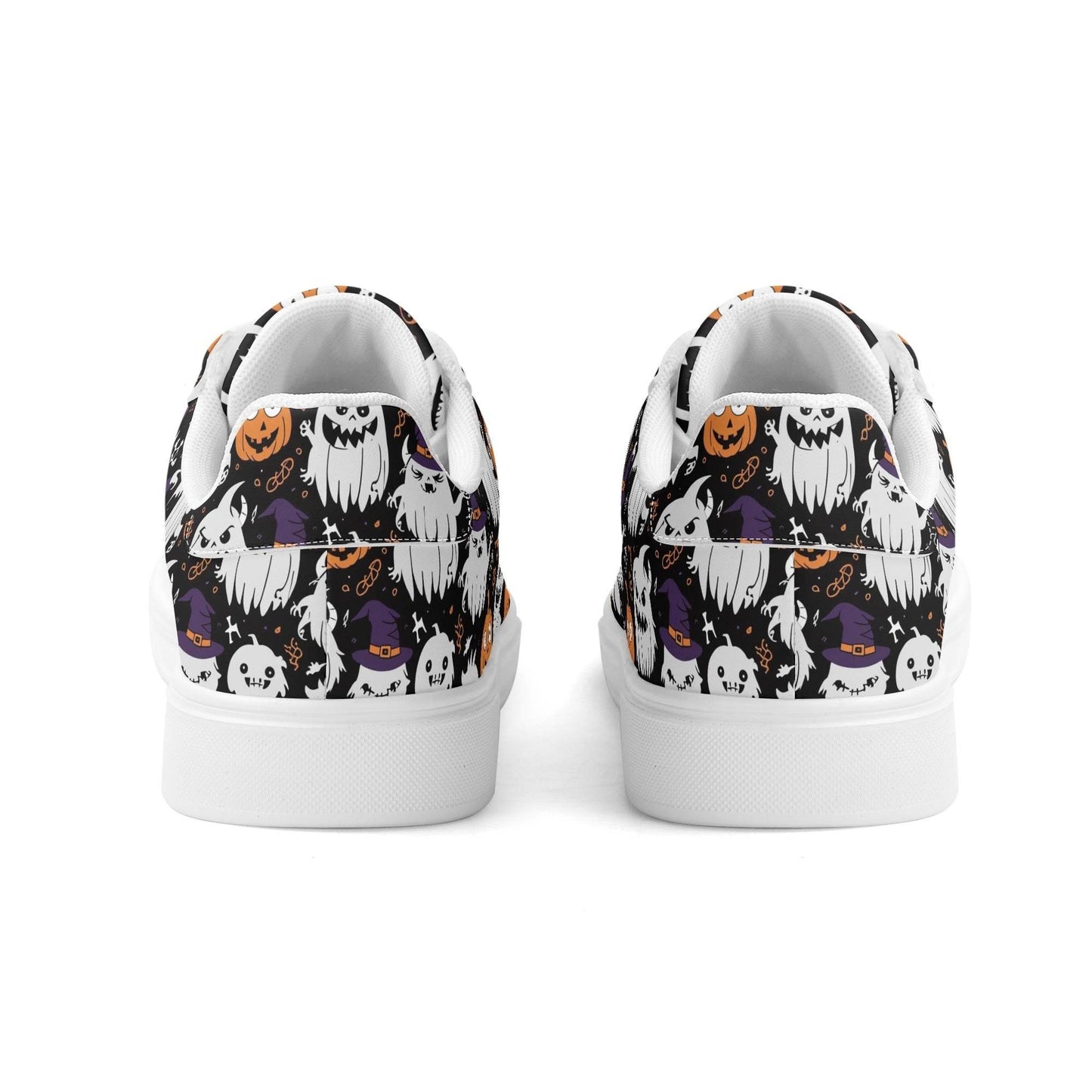 Cute Monster Witches Adult Lightweight Brand Low Top Leather Shoes - DeRose Seasonal