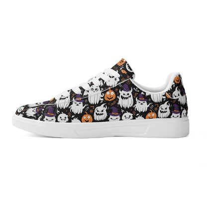 Cute Monster Witches Adult Lightweight Brand Low Top Leather Shoes - DeRose Seasonal