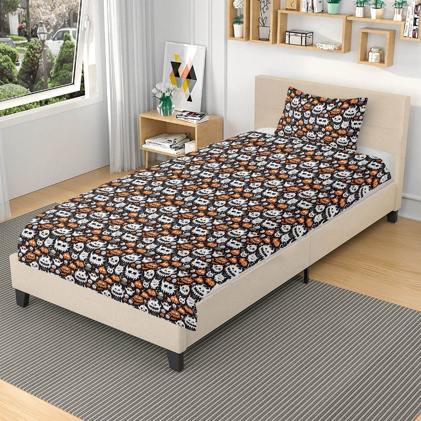Cute Monsters 3 Pcs Beddings - DeRose Seasonal