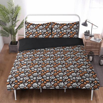 Cute Monsters 3 Pcs Beddings - DeRose Seasonal