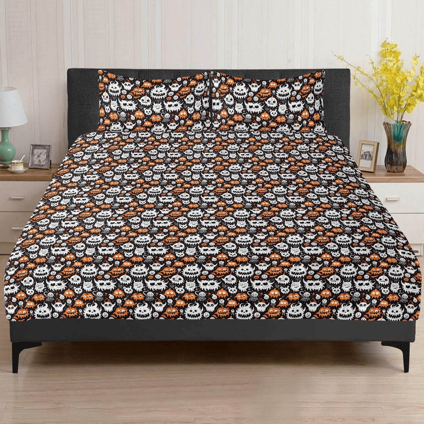 Cute Monsters 3 Pcs Beddings - DeRose Seasonal