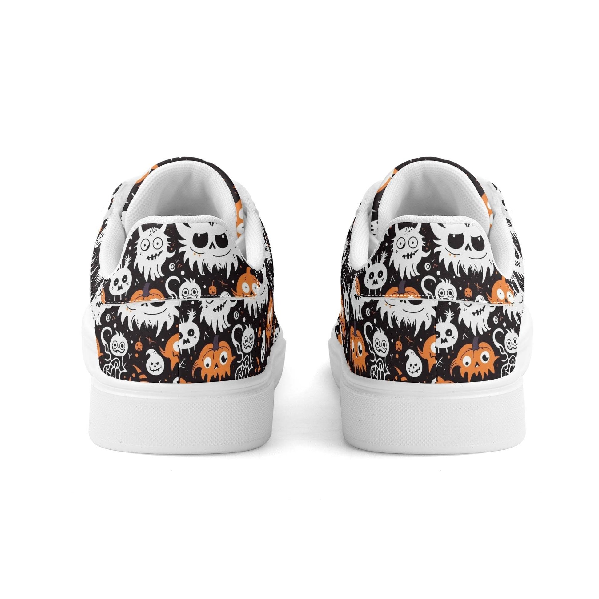 Cute Monsters Adult Lightweight Brand Low Top Leather Shoes - DeRose Seasonal