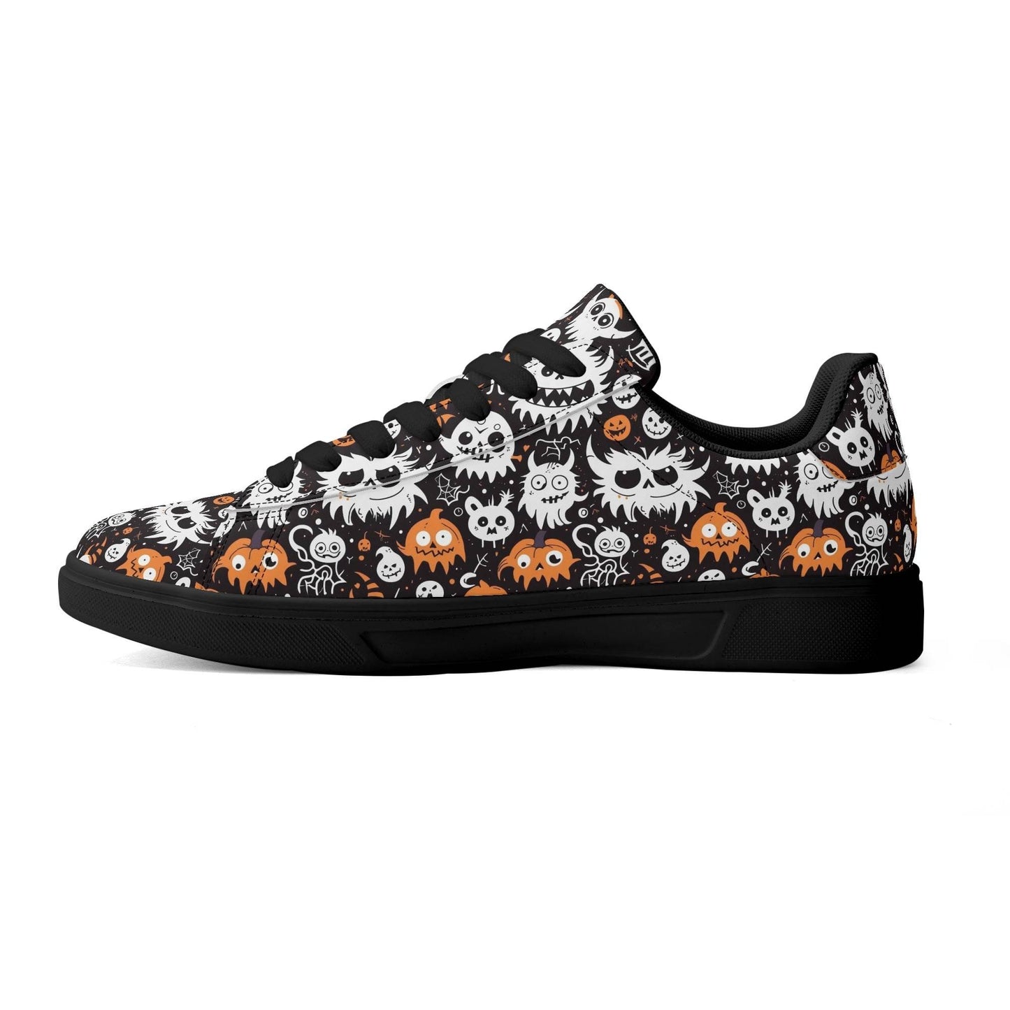 Cute Monsters Adult Lightweight Brand Low Top Leather Shoes - DeRose Seasonal
