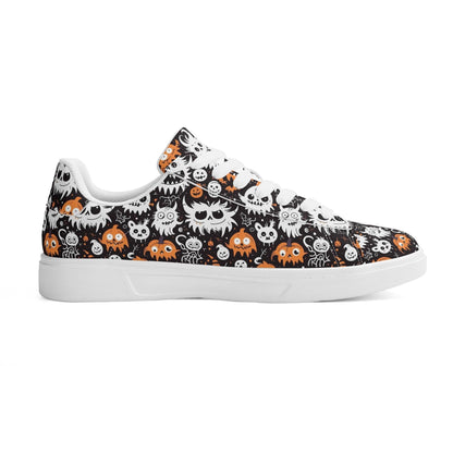 Cute Monsters Adult Lightweight Brand Low Top Leather Shoes - DeRose Seasonal