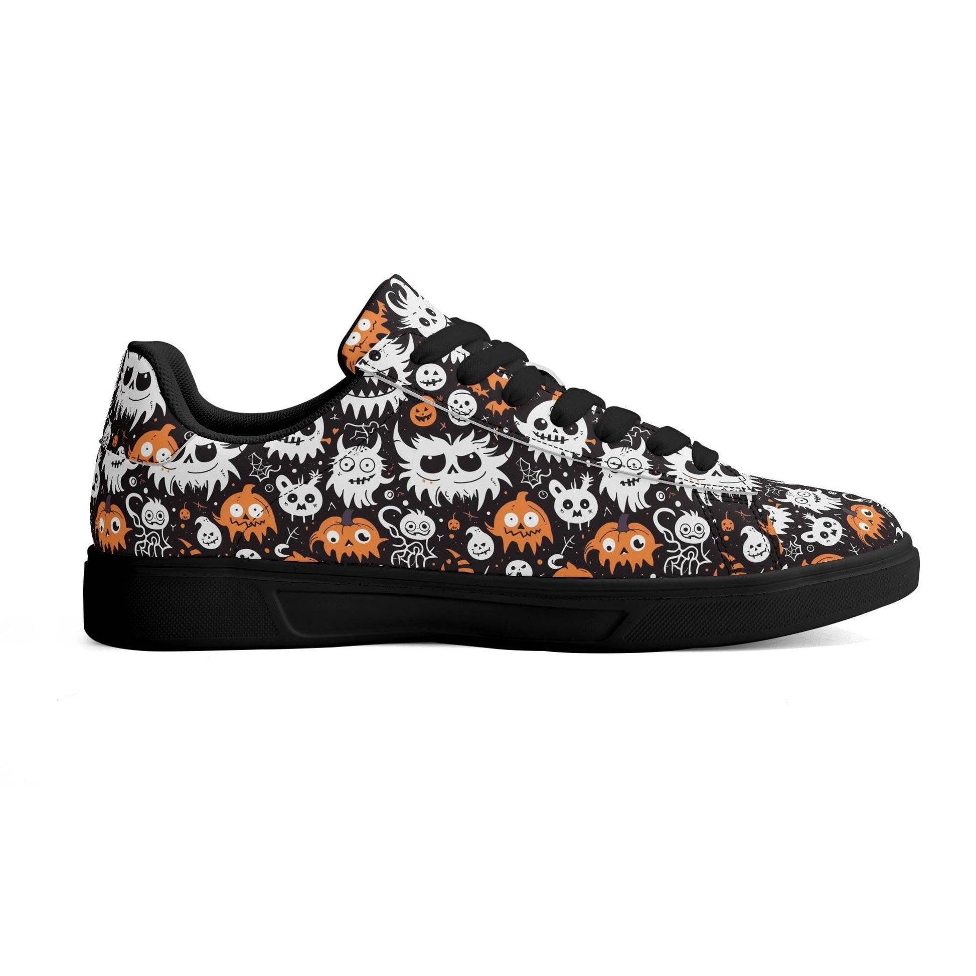 Cute Monsters Adult Lightweight Brand Low Top Leather Shoes - DeRose Seasonal