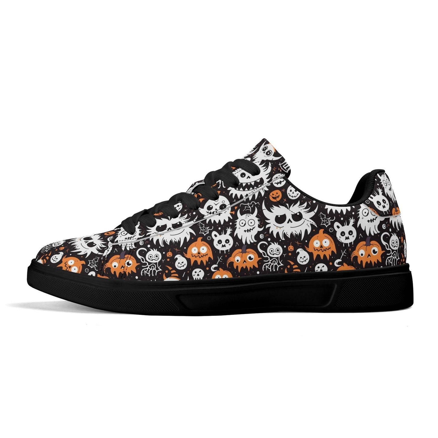 Cute Monsters Adult Lightweight Brand Low Top Leather Shoes - DeRose Seasonal