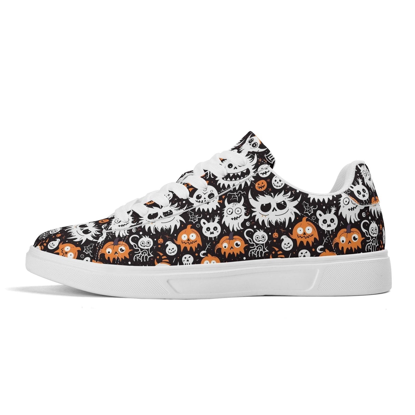 Cute Monsters Adult Lightweight Brand Low Top Leather Shoes - DeRose Seasonal