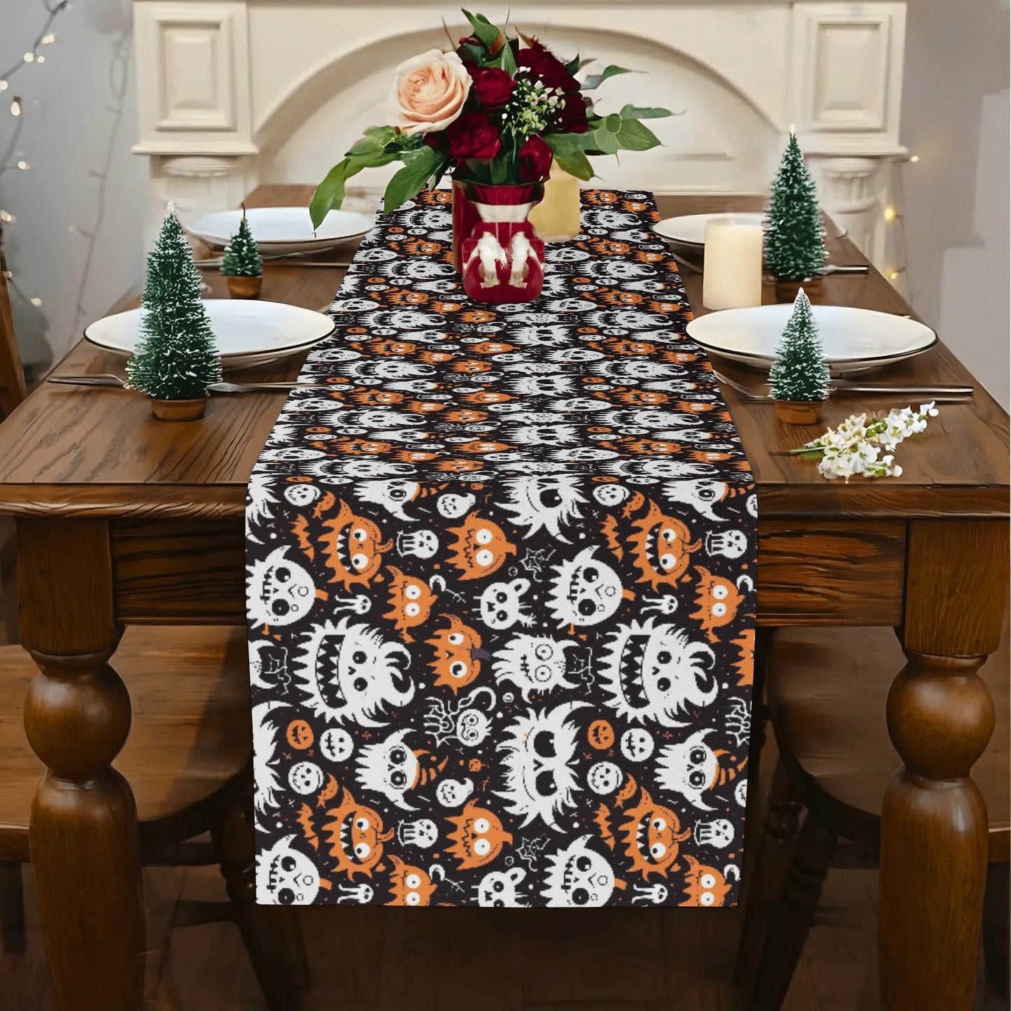 Cute Monsters Polyester Table Runner - DeRose Seasonal