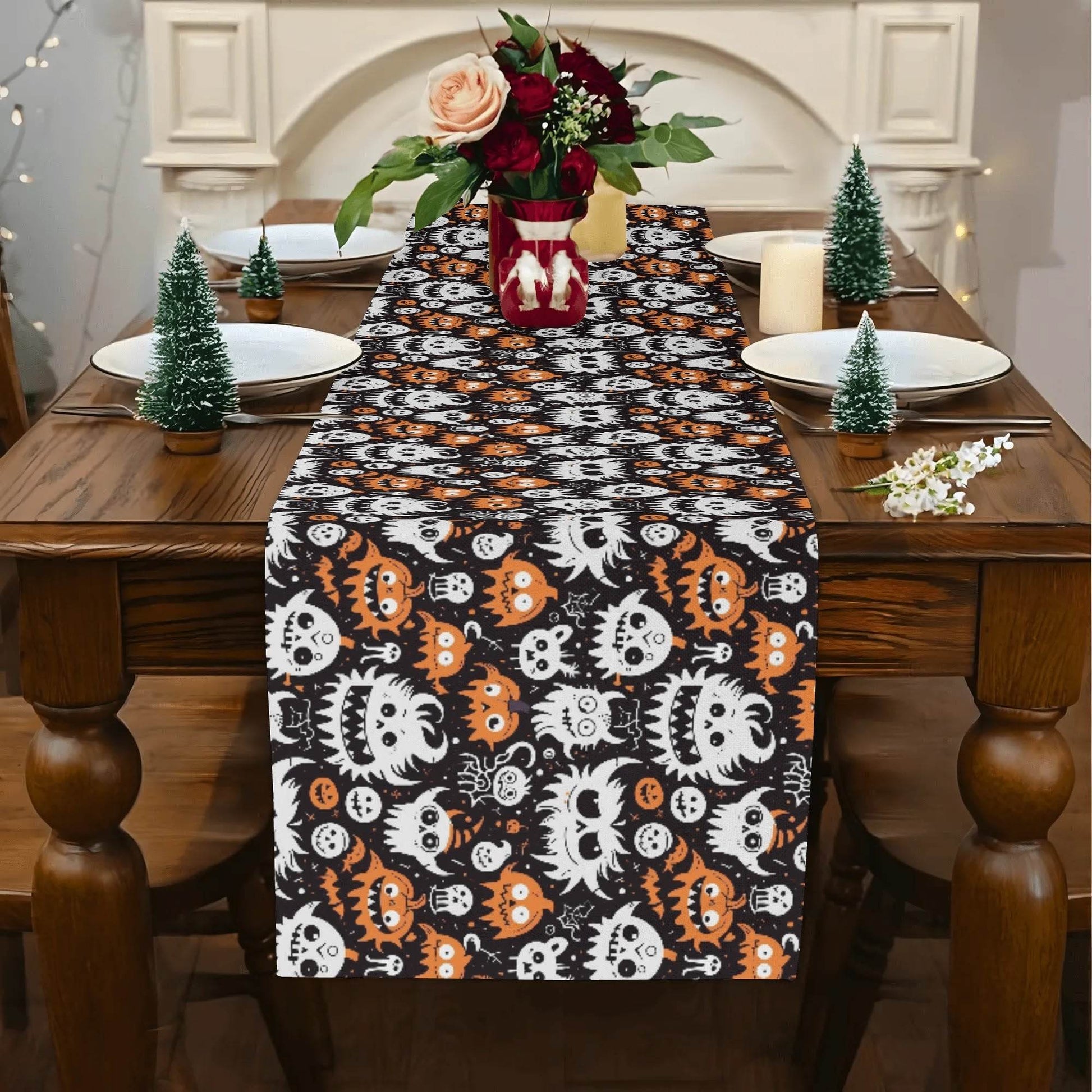 Cute Monsters Polyester Table Runner - DeRose Seasonal