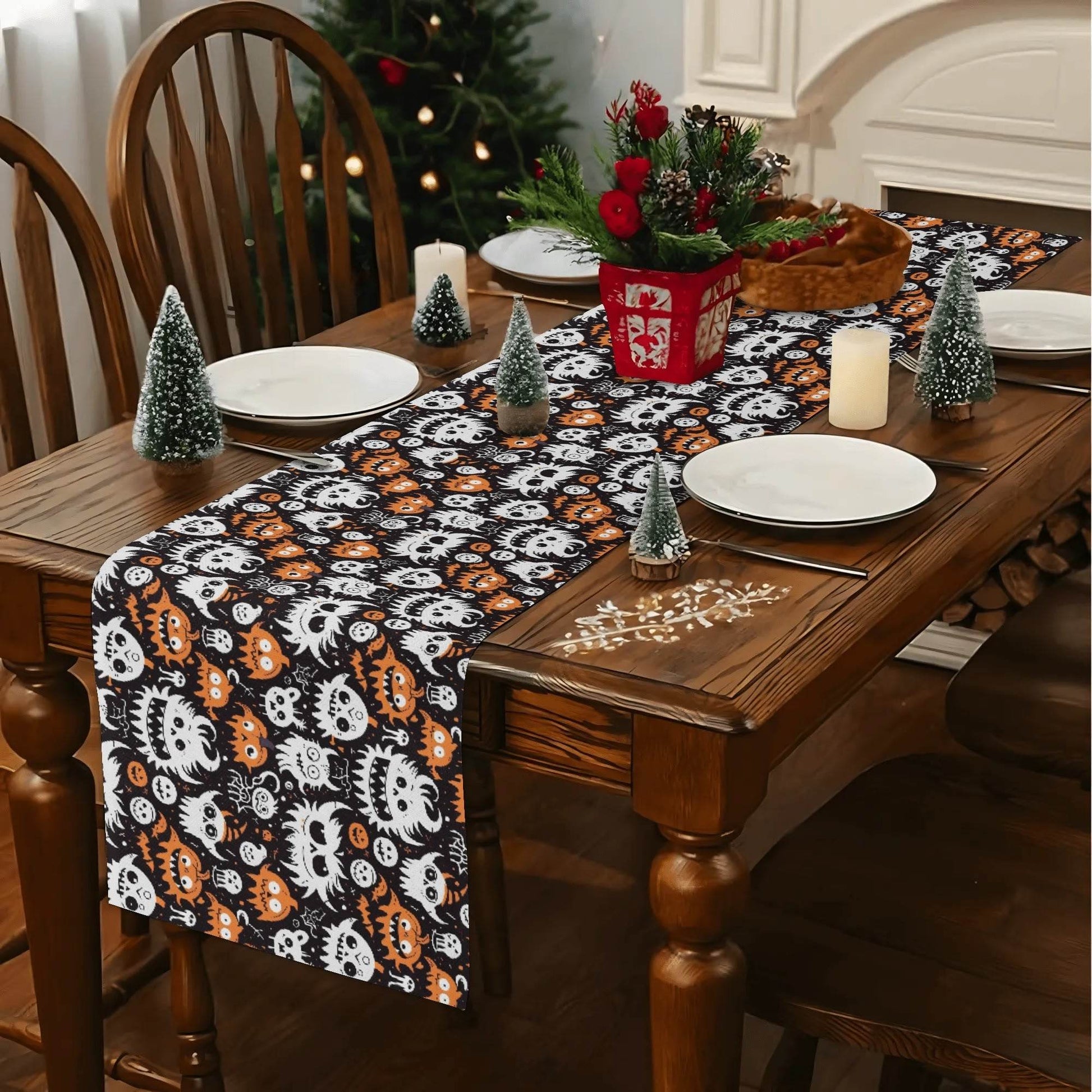 Cute Monsters Polyester Table Runner - DeRose Seasonal