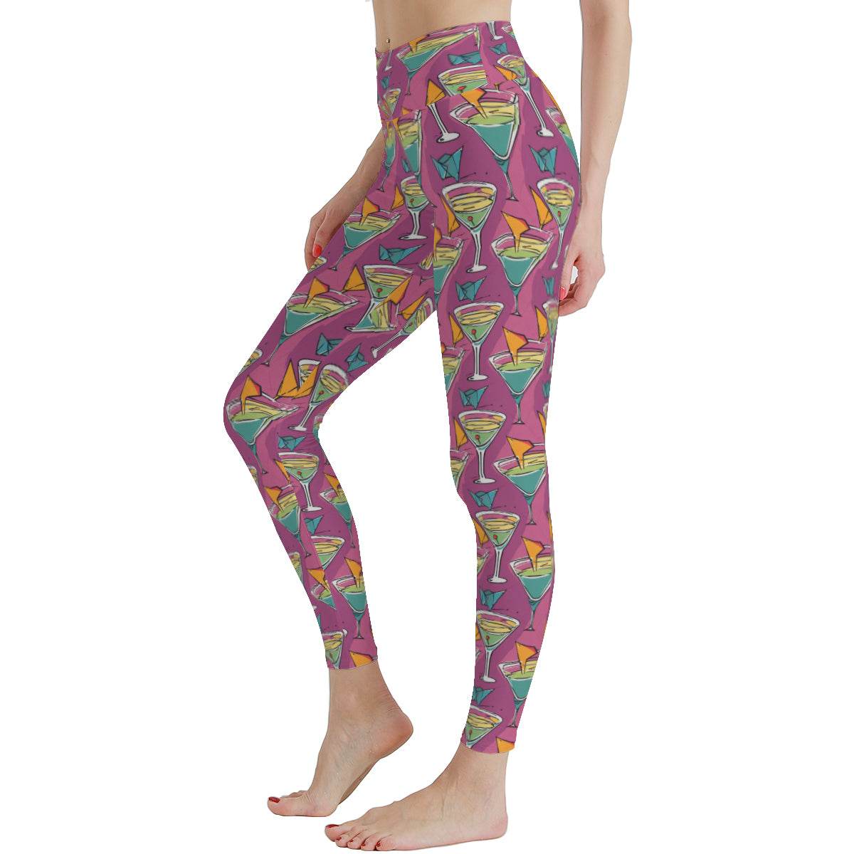 Artini Martini Women's Polyester Yoga pants Leggings - DeRose Seasonal