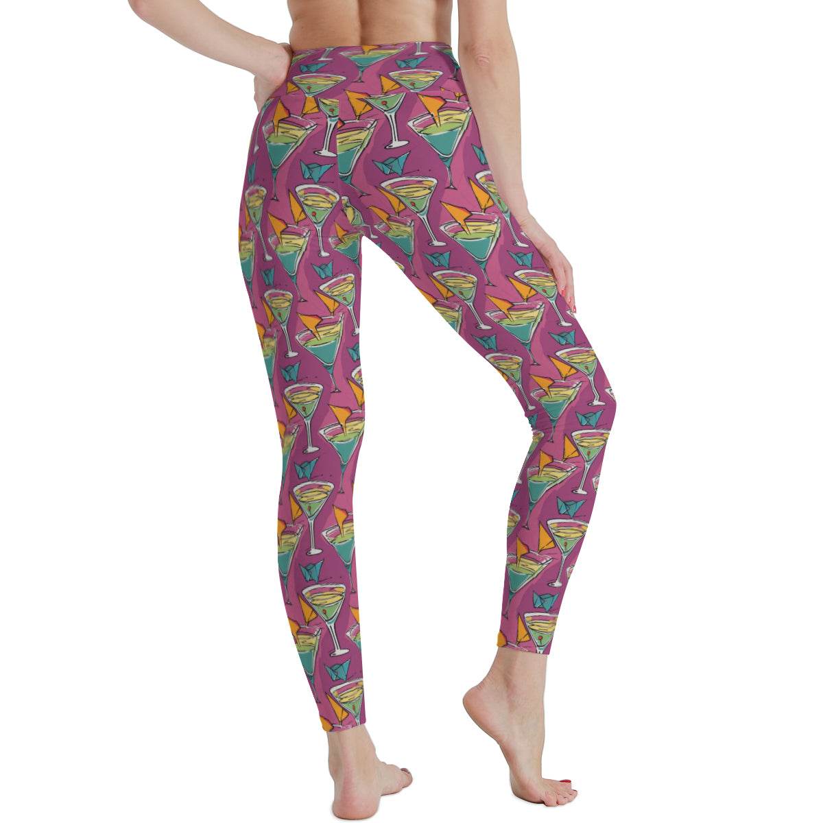 Artini Martini Women's Polyester Yoga pants Leggings - DeRose Seasonal