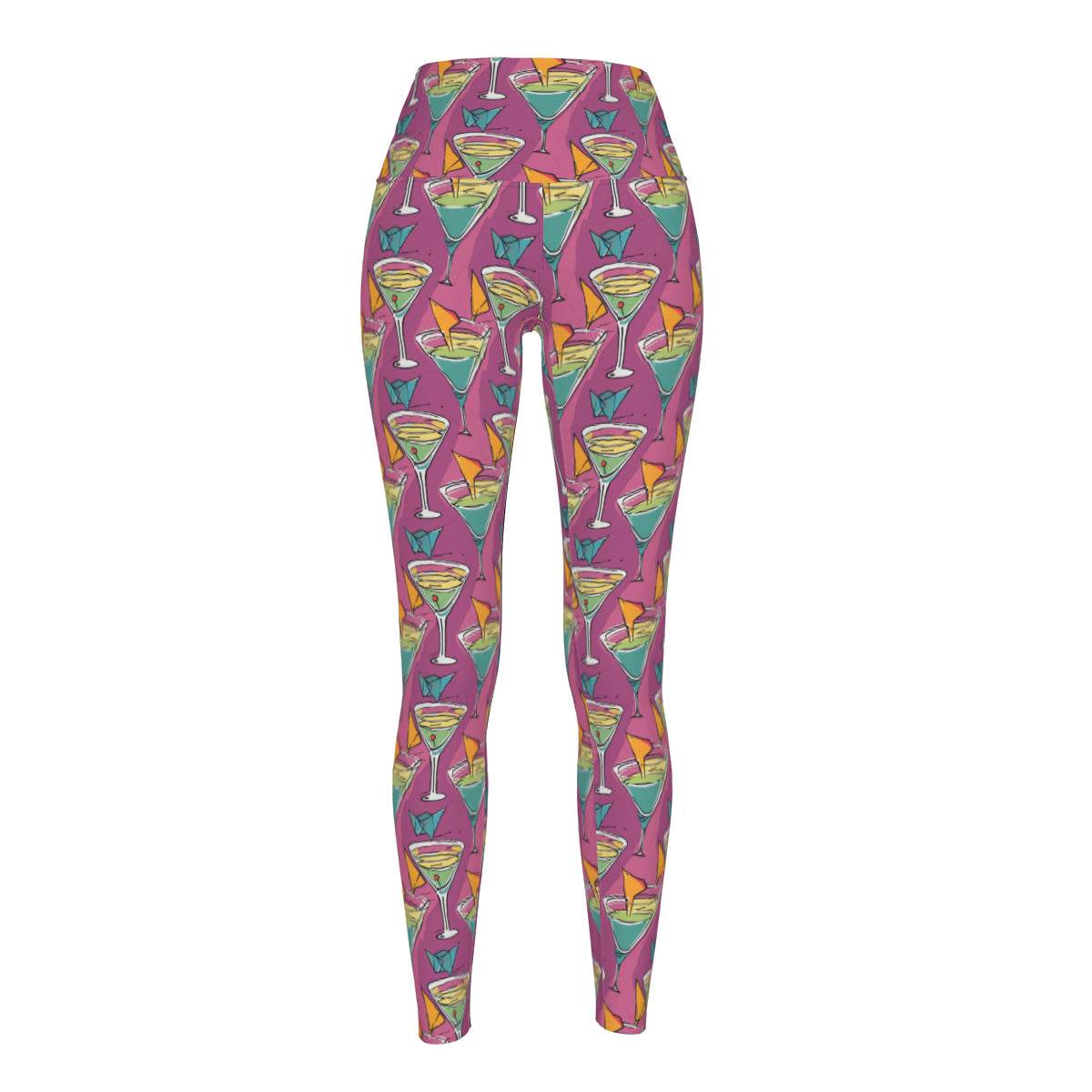 Artini Martini Women's Polyester Yoga pants Leggings - DeRose Seasonal