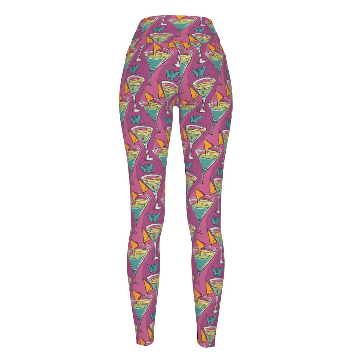 Artini Martini Women's Polyester Yoga pants Leggings - DeRose Seasonal