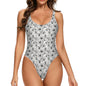 Neutral Spring One-Piece Swimsuits Polyester and Spandex