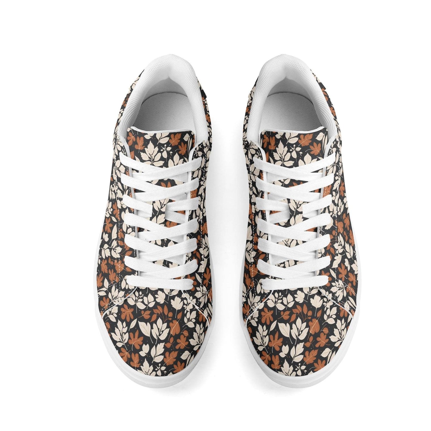 Dark Autumn Adult Lightweight Brand Low Top Leather Shoes - DeRose Seasonal