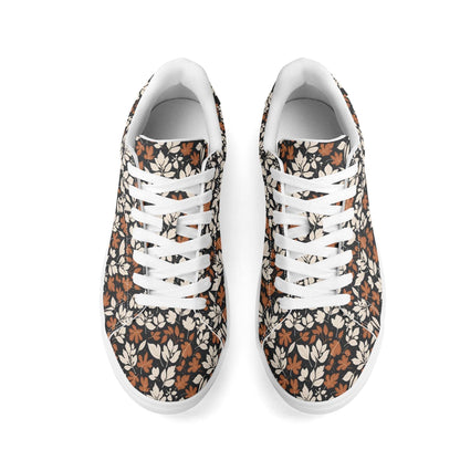 Dark Autumn Adult Lightweight Brand Low Top Leather Shoes - DeRose Seasonal