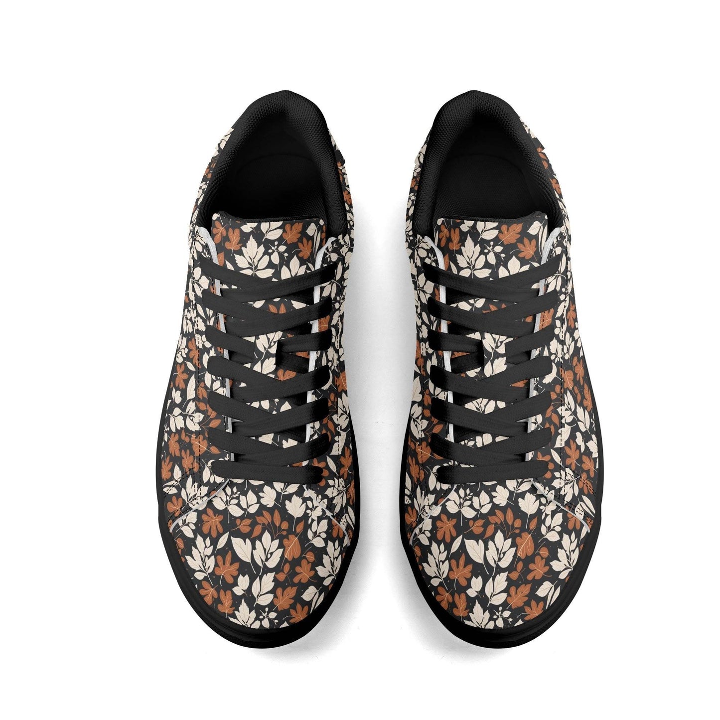 Dark Autumn Adult Lightweight Brand Low Top Leather Shoes - DeRose Seasonal