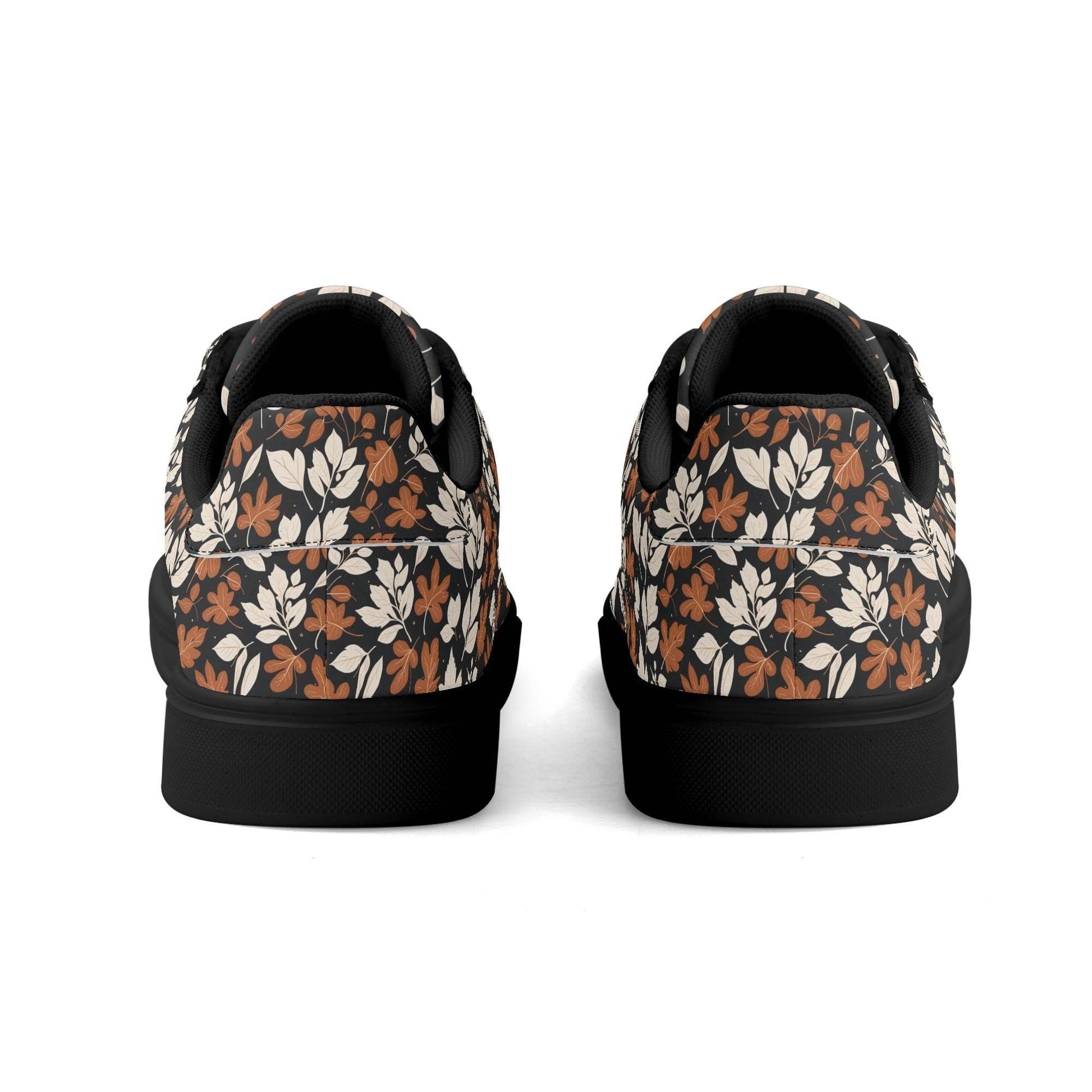 Dark Autumn Adult Lightweight Brand Low Top Leather Shoes - DeRose Seasonal