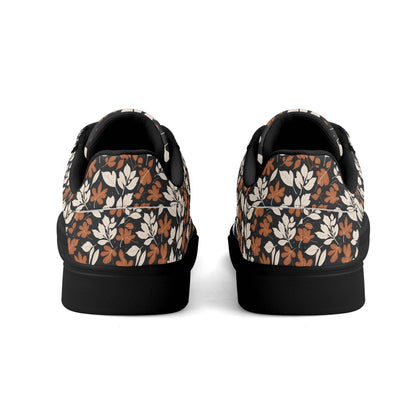 Dark Autumn Adult Lightweight Brand Low Top Leather Shoes - DeRose Seasonal