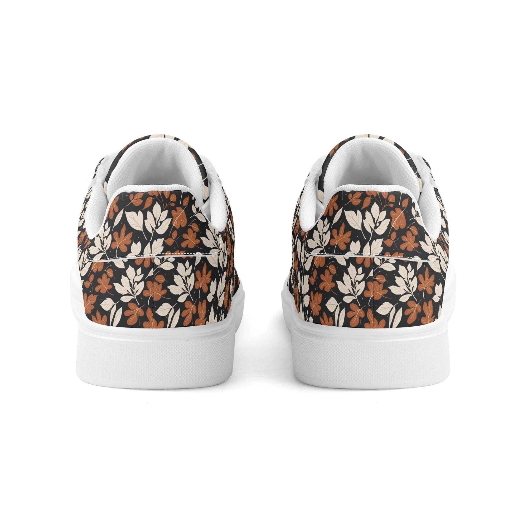 Dark Autumn Adult Lightweight Brand Low Top Leather Shoes - DeRose Seasonal