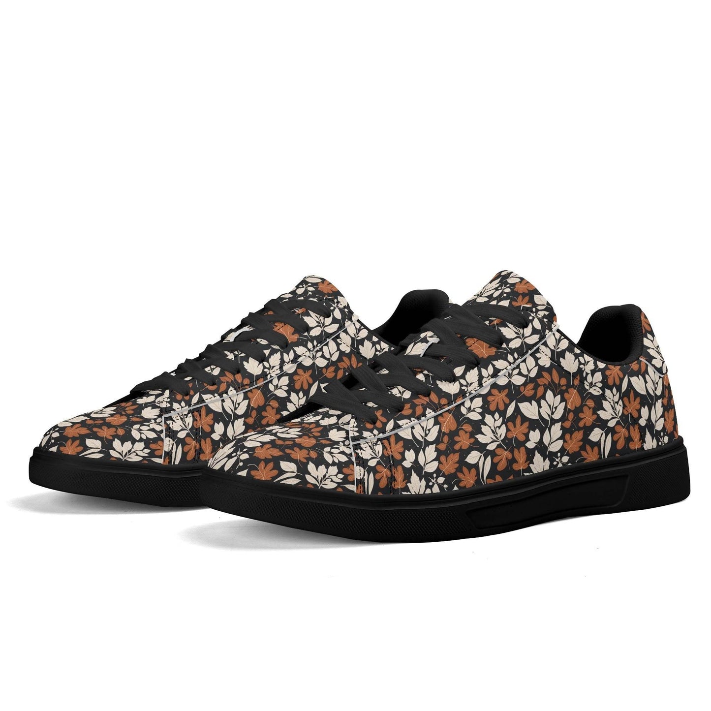 Dark Autumn Adult Lightweight Brand Low Top Leather Shoes - DeRose Seasonal