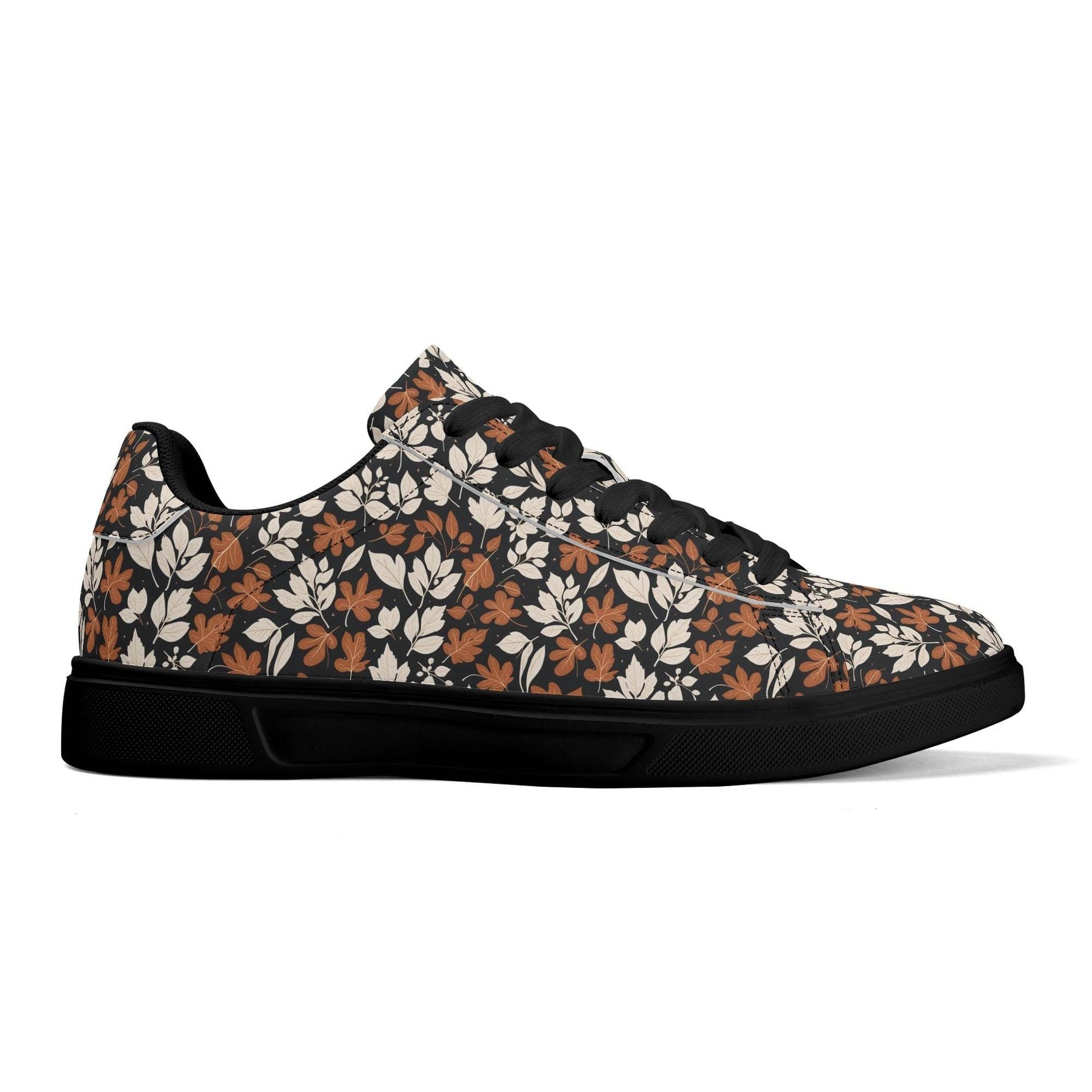 Dark Autumn Adult Lightweight Brand Low Top Leather Shoes - DeRose Seasonal