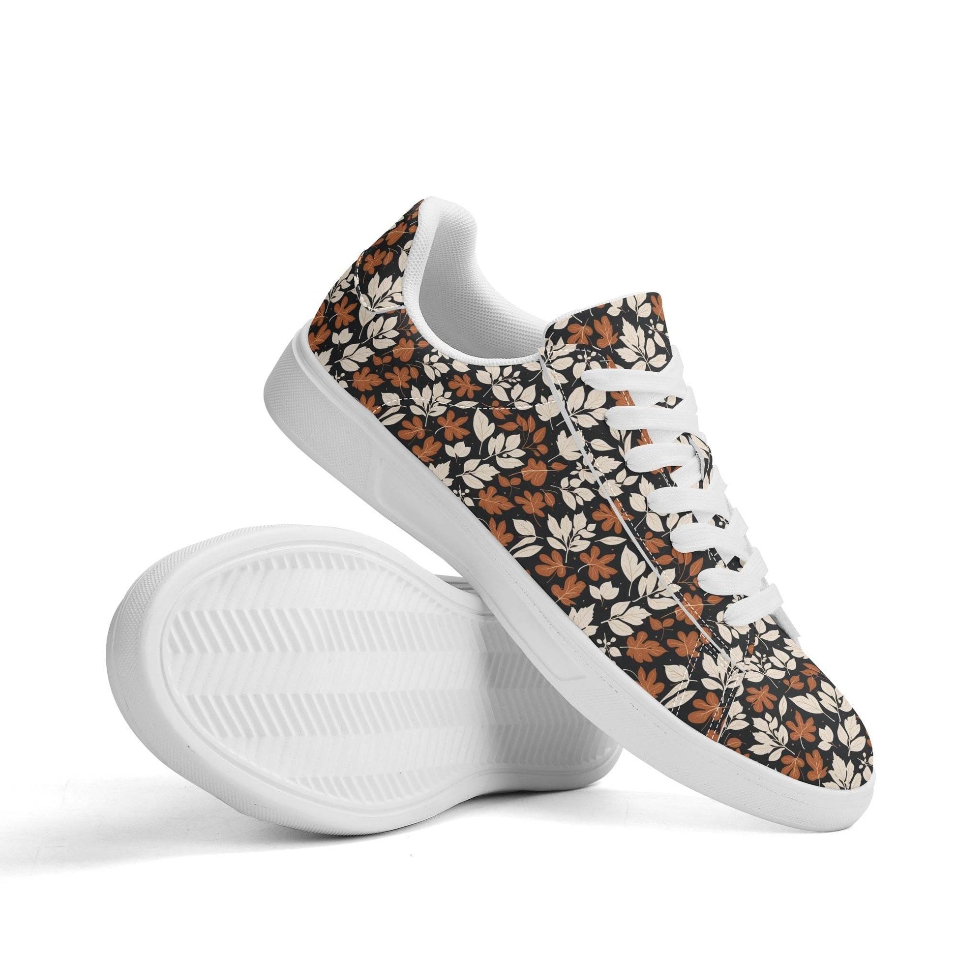 Dark Autumn Adult Lightweight Brand Low Top Leather Shoes - DeRose Seasonal