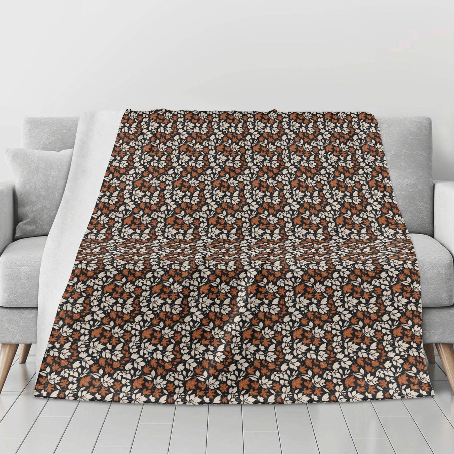 Dark Autumn Flannel Breathable Blanket 4 Sizes - DeRose Seasonal