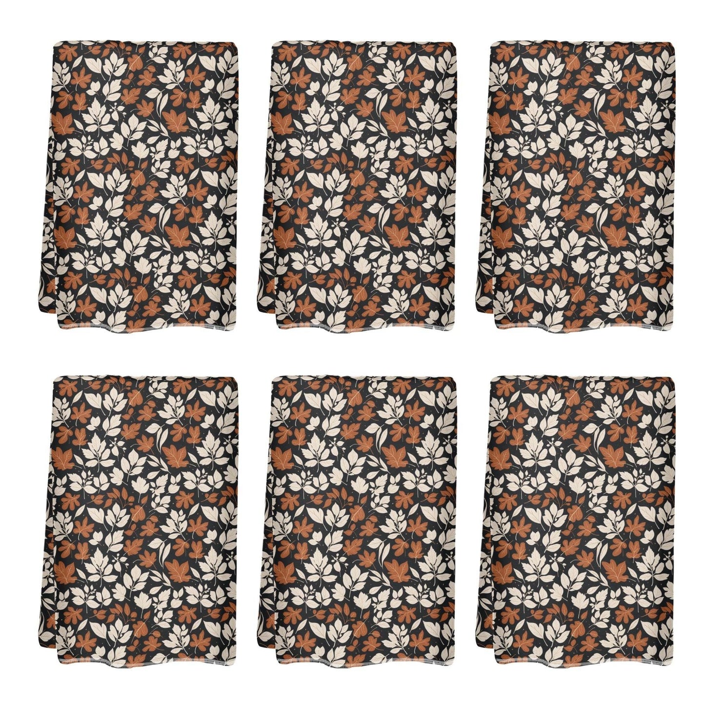 Dark Autumn Hand Towels (6 Pcs) - DeRose Seasonal