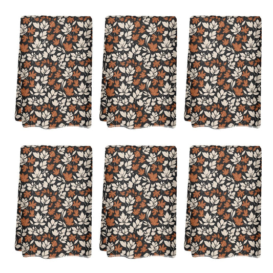 Dark Autumn Hand Towels (6 Pcs) - DeRose Seasonal