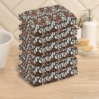 Dark Autumn Hand Towels (6 Pcs) - DeRose Seasonal
