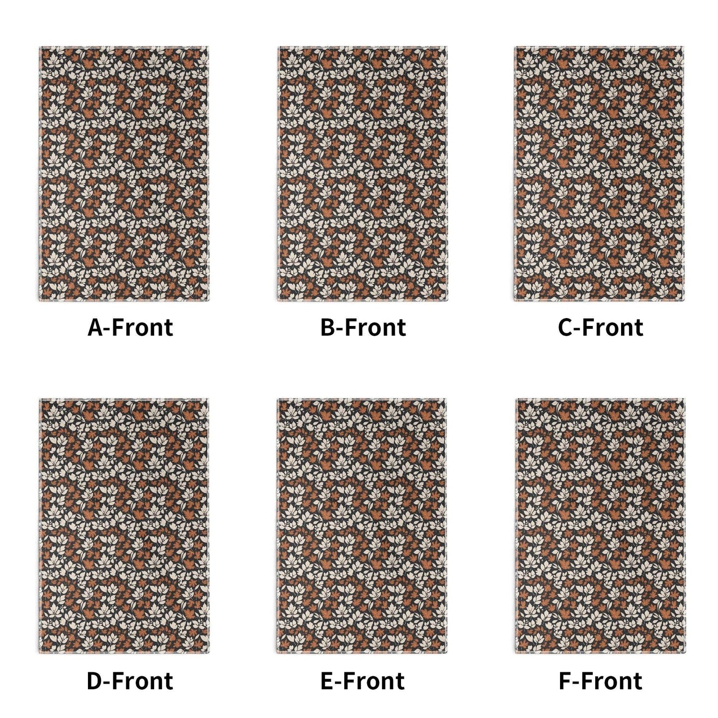 Dark Autumn Hand Towels (6 Pcs) - DeRose Seasonal
