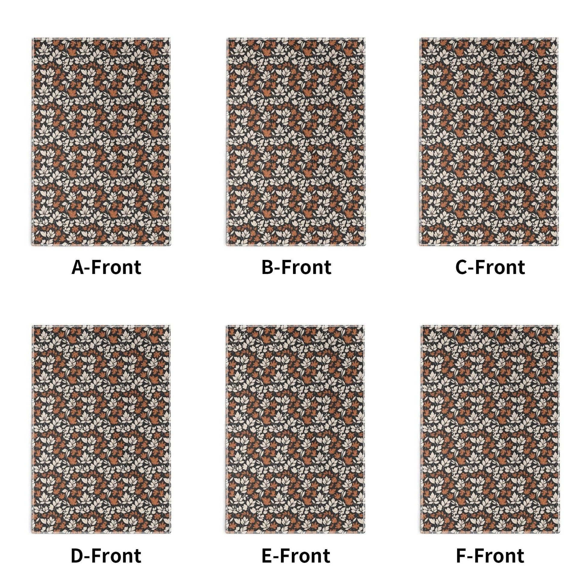 Dark Autumn Hand Towels (6 Pcs) - DeRose Seasonal