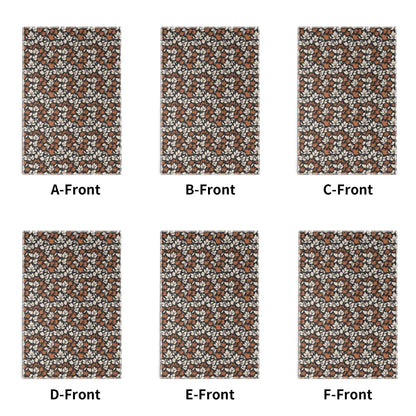 Dark Autumn Hand Towels (6 Pcs) - DeRose Seasonal