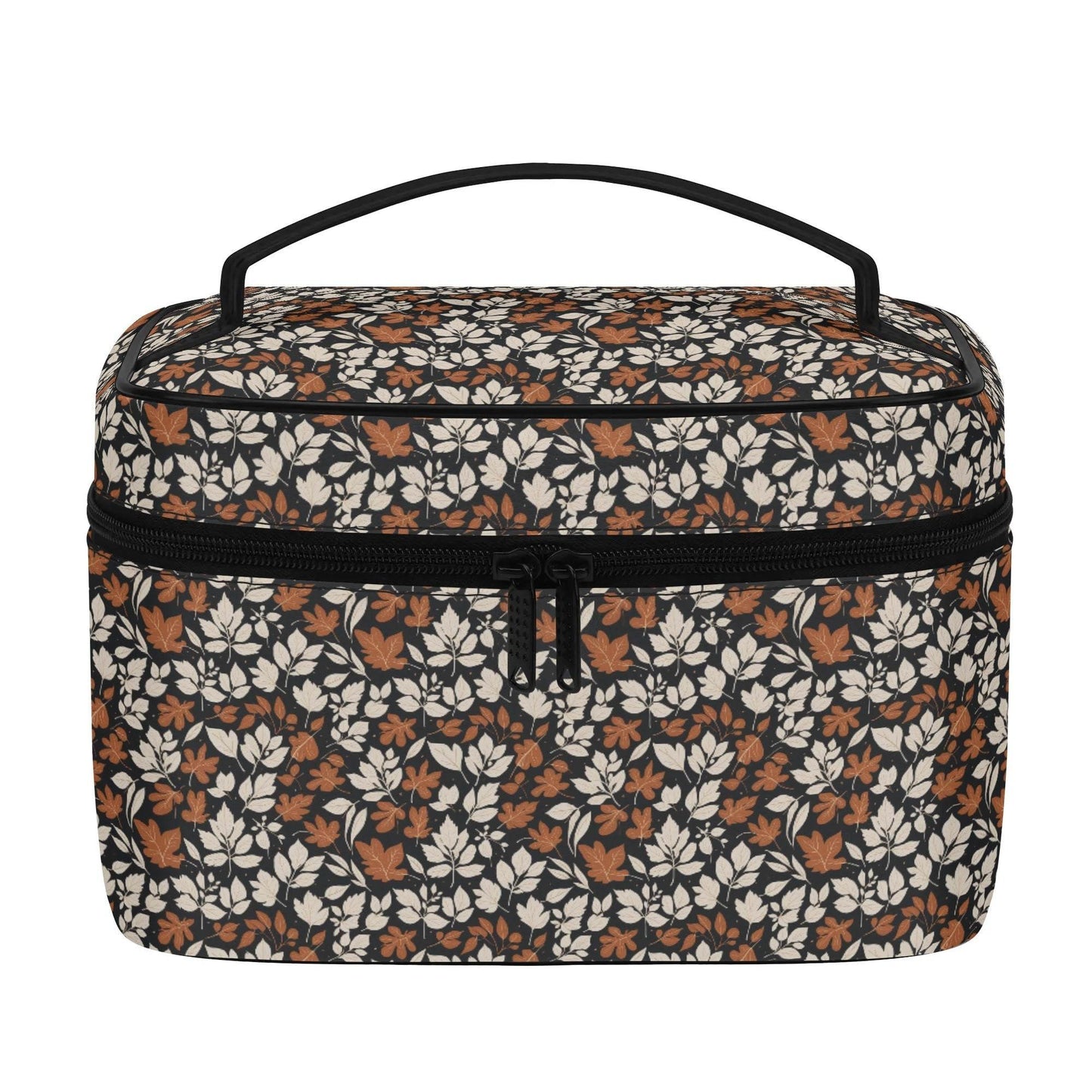 Dark Autumn Leather Cosmetic Bag - DeRose Seasonal