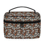 Dark Autumn Leather Cosmetic Bag - DeRose Seasonal