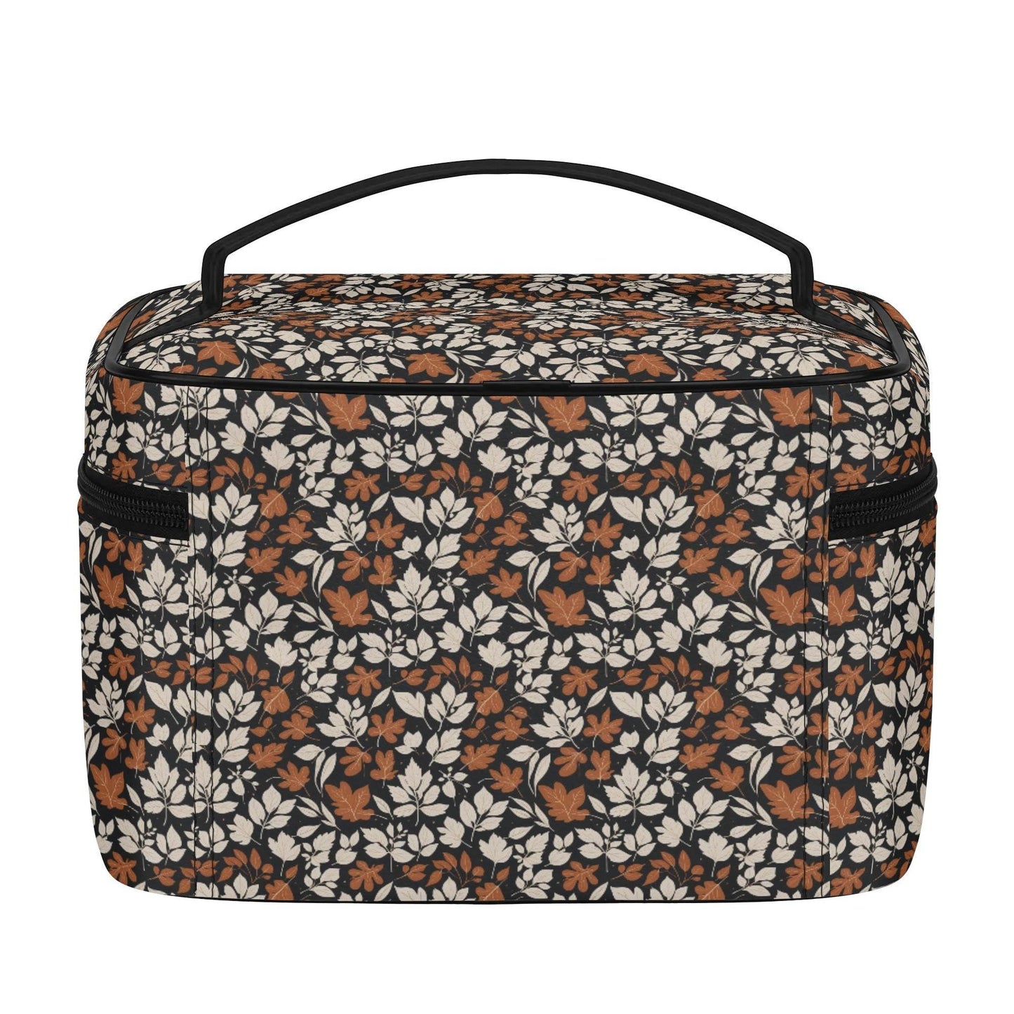 Dark Autumn Leather Cosmetic Bag - DeRose Seasonal
