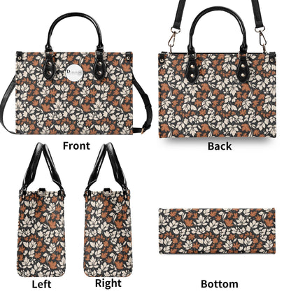 Dark Autumn Luxury Women Leather Handbag (3 sizes) - DeRose Seasonal