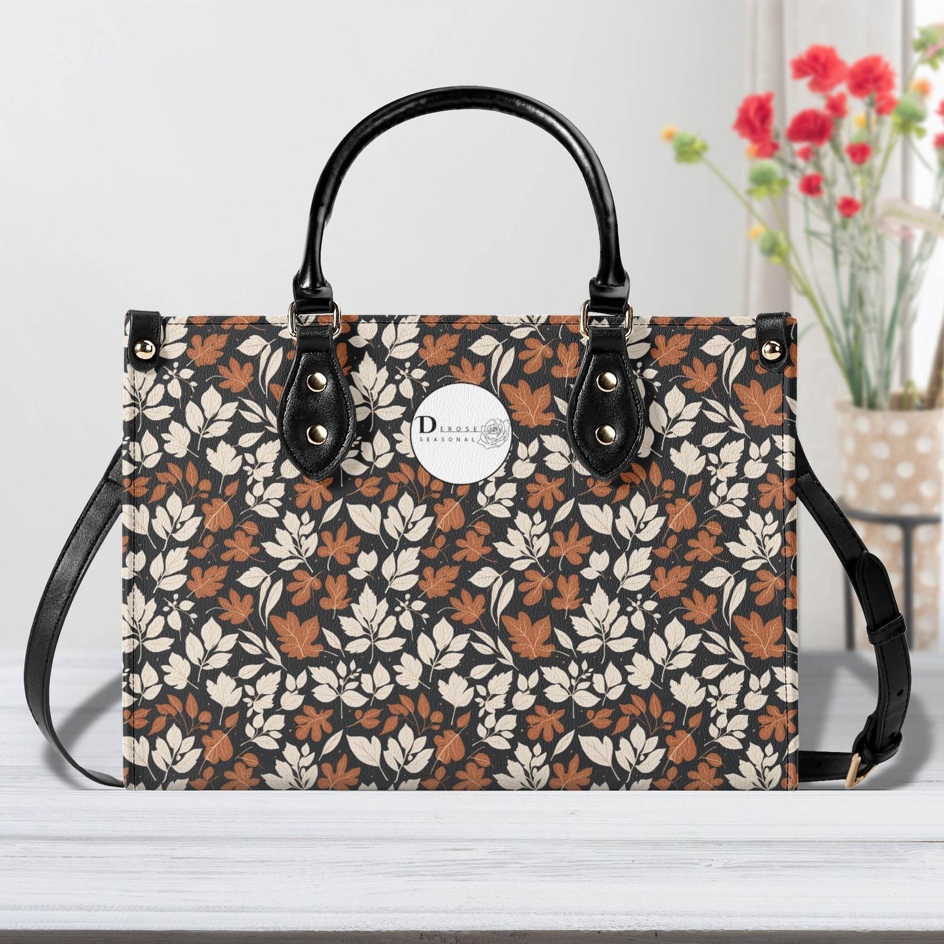 Dark Autumn Luxury Women Leather Handbag (3 sizes) - DeRose Seasonal