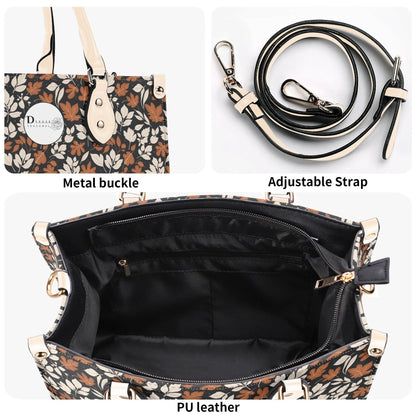 Dark Autumn Luxury Women Leather Handbag (3 sizes) - DeRose Seasonal