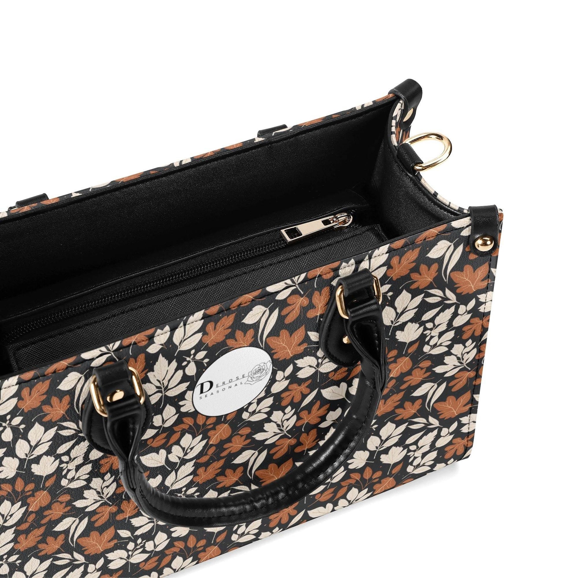 Dark Autumn Luxury Women Leather Handbag (3 sizes) - DeRose Seasonal
