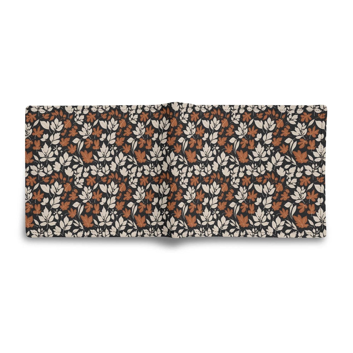 Dark Autumn Men's Minimalist Leather Folded Wallet - DeRose Seasonal