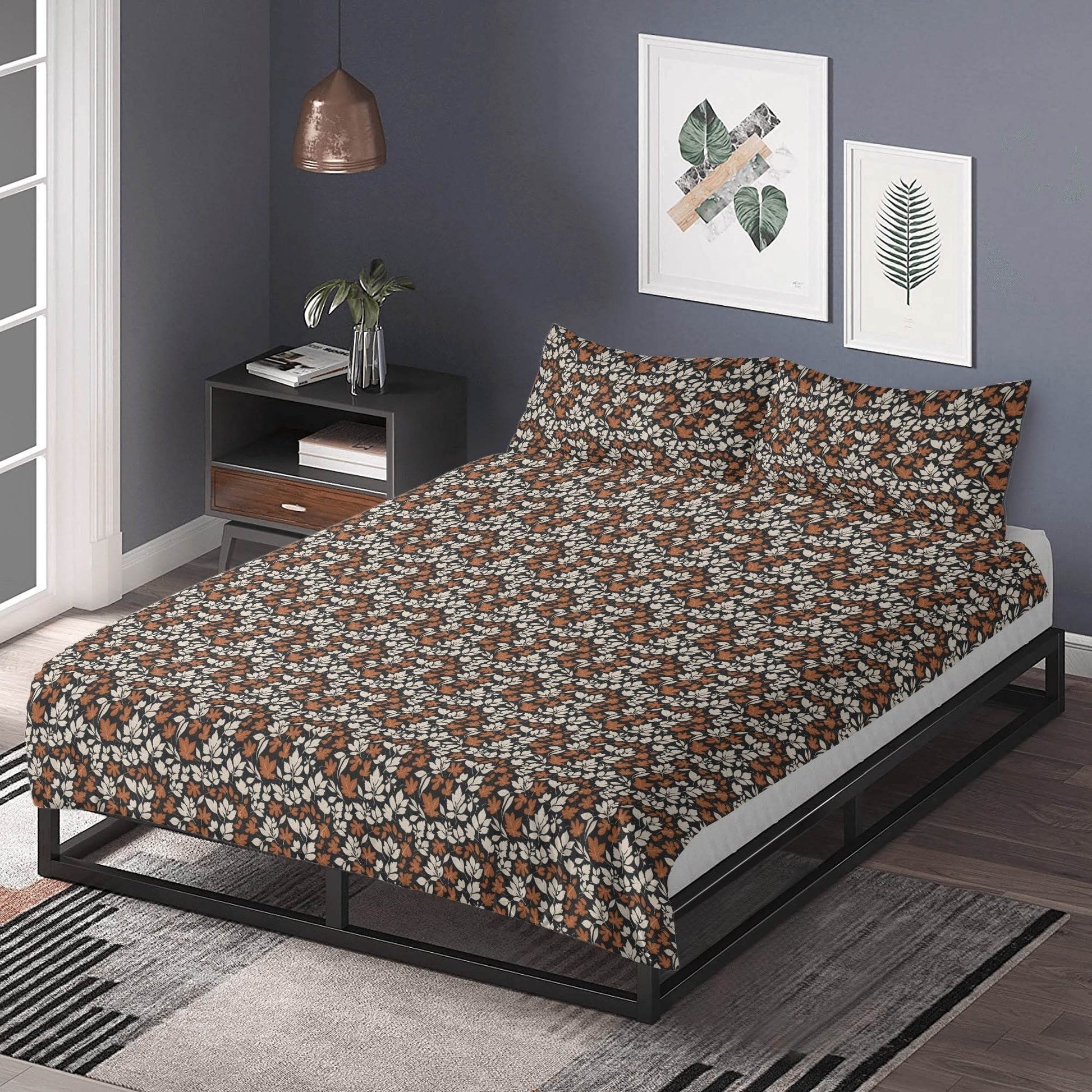 Dark Fall 3 Pcs Beddings - DeRose Seasonal