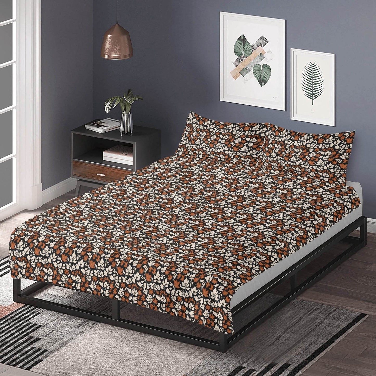 Dark Fall 3 Pcs Beddings - DeRose Seasonal